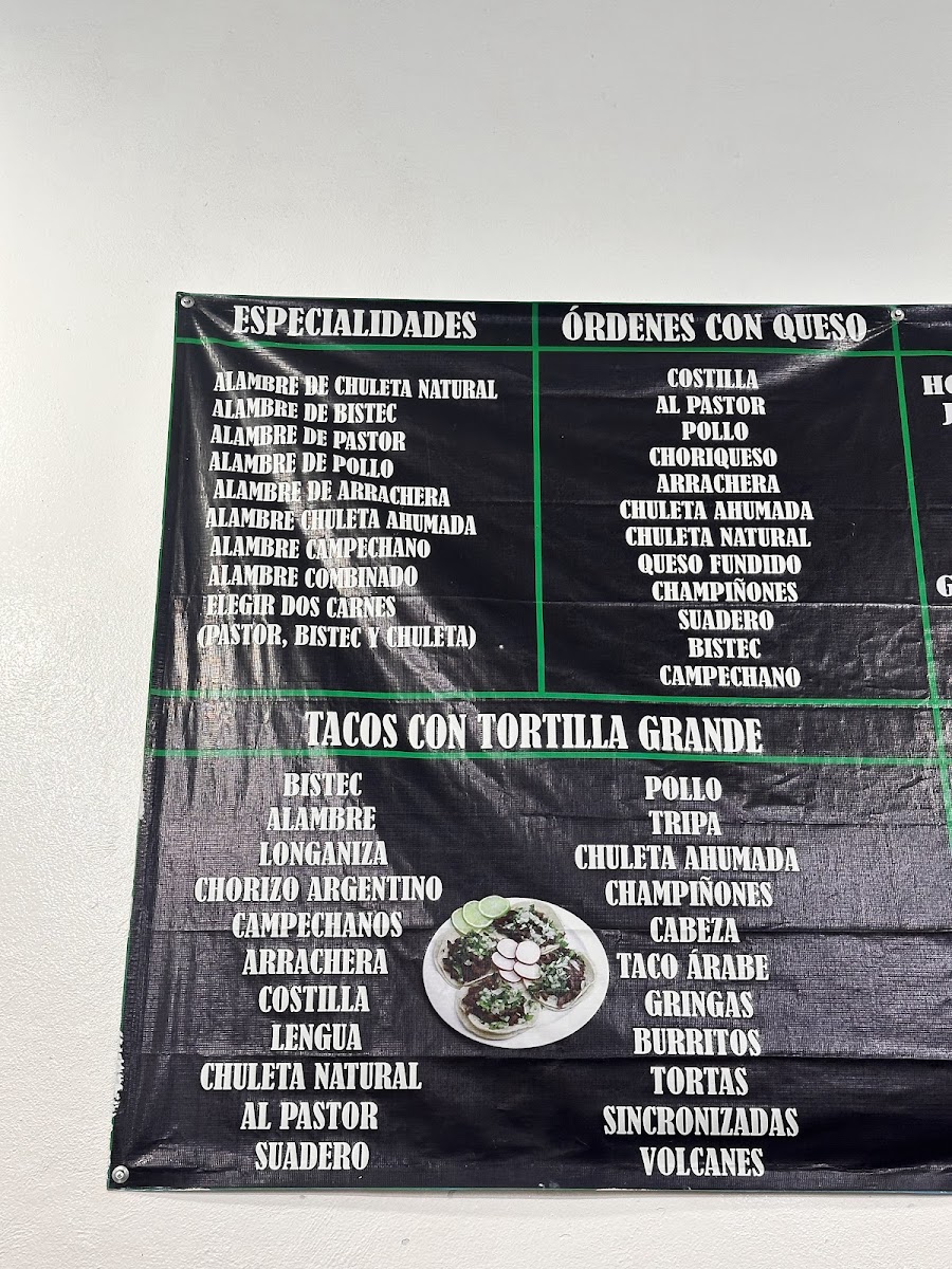 Taqueria La Nueva Rioja Menu - Image 2