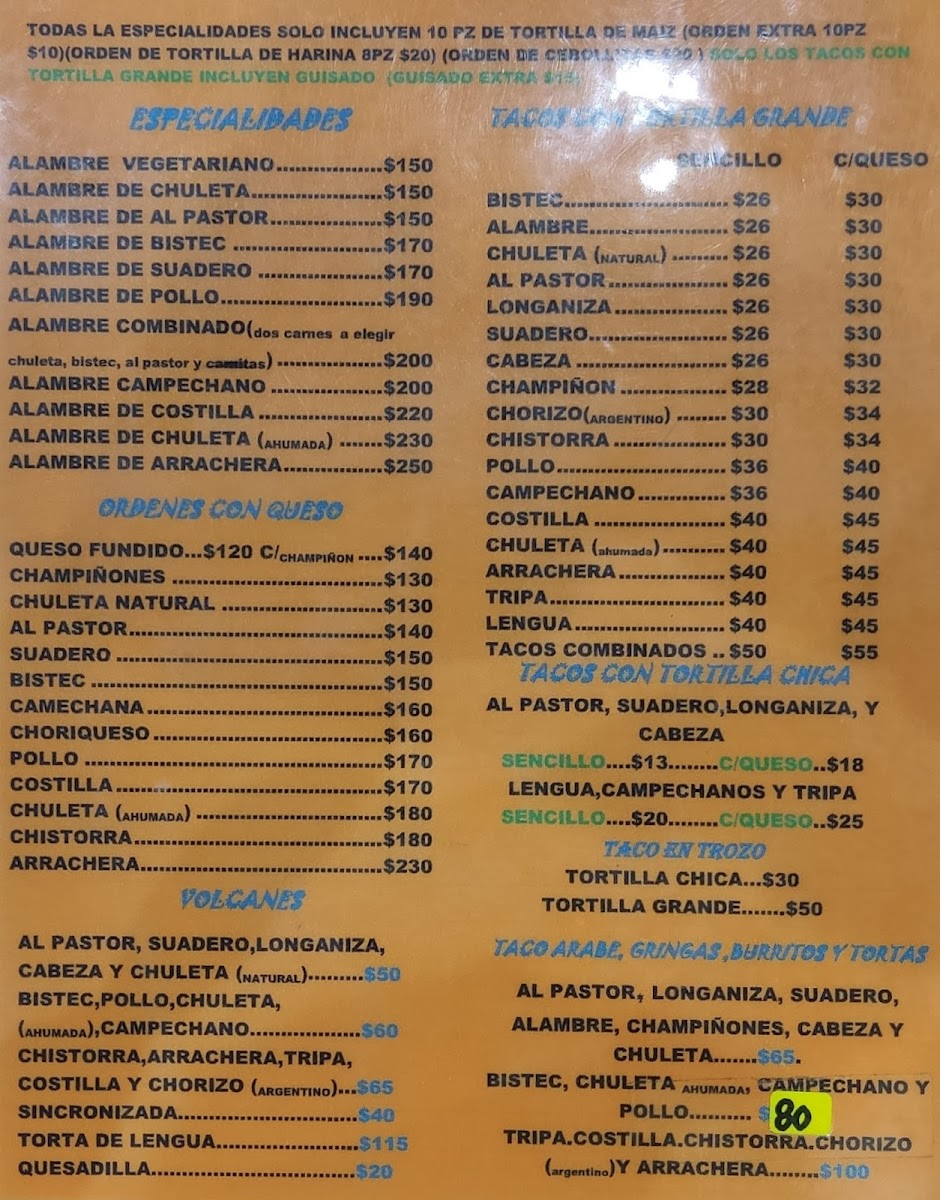 Taqueria La Nueva Rioja Menu - Image 6